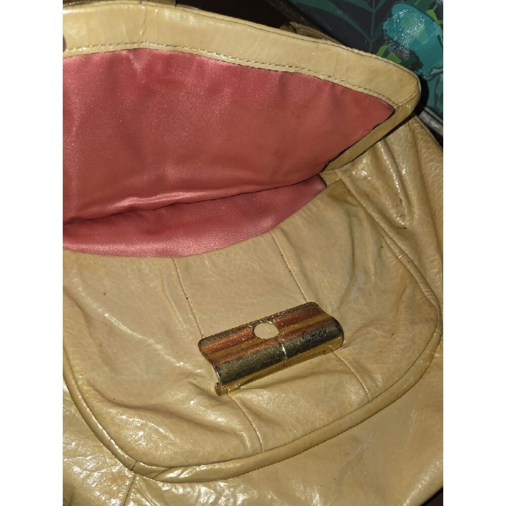 Coach Tan Leather Hobo Bag with Gold Hardware - Picture 6 of 9